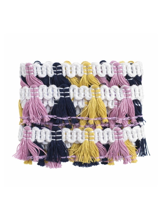Habibi Party Tassels – 1.5 Yard Mixed Color, 2 cm for DIY Crafts & Decoration - Image 3